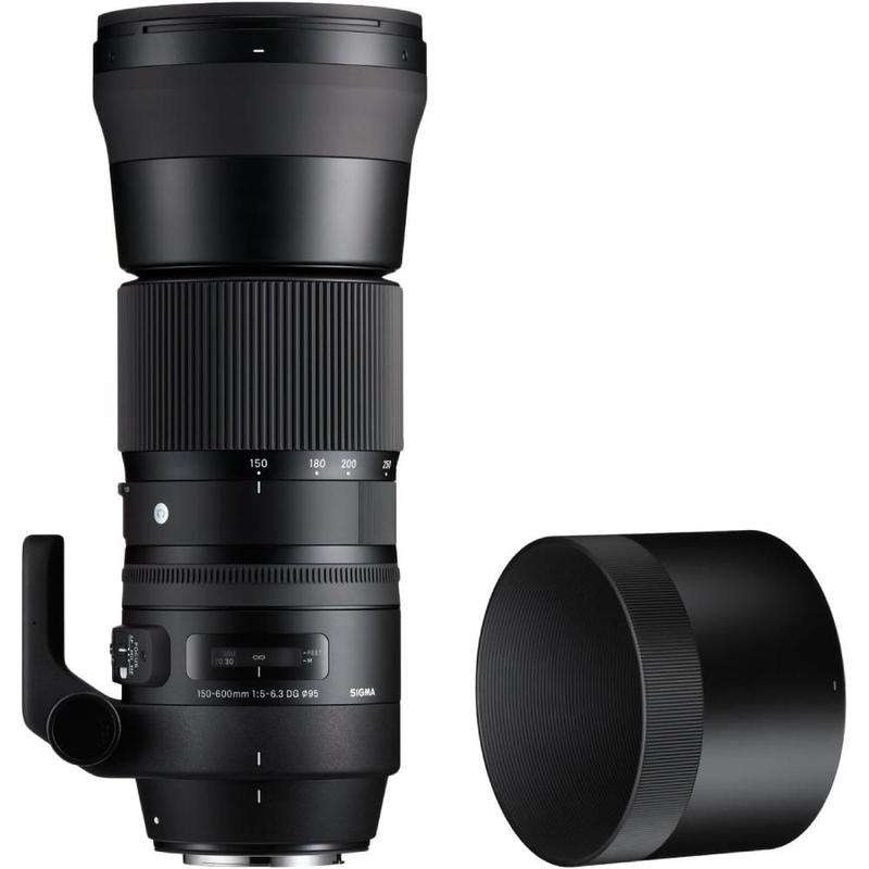 Lente Contemporânea Sigma 150-600mm F5-6.3 Dg Para Canon Ef